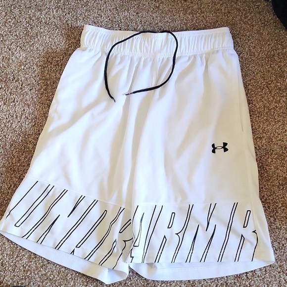 Under Armour Shorts Under Armour Basketball Shorts White Poshmark